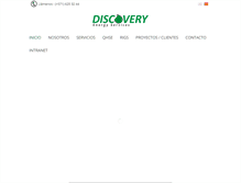 Tablet Screenshot of discovery-energy.com